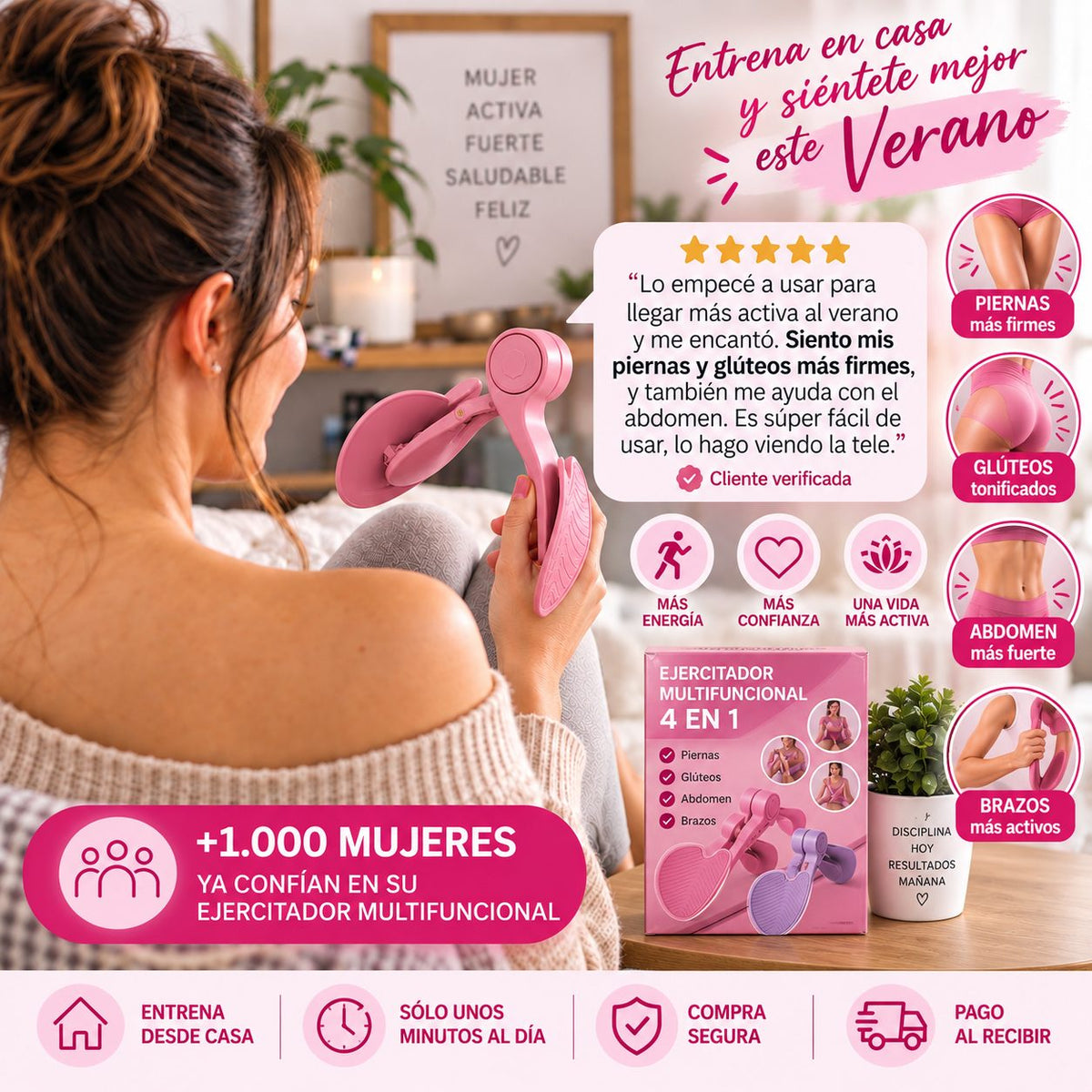 El ejercitador que le devuelve vitalidad y confianza a tu cuerpo